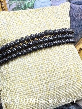 STACK minimalist + BLACK ONYX  BRACELETS TRIO
